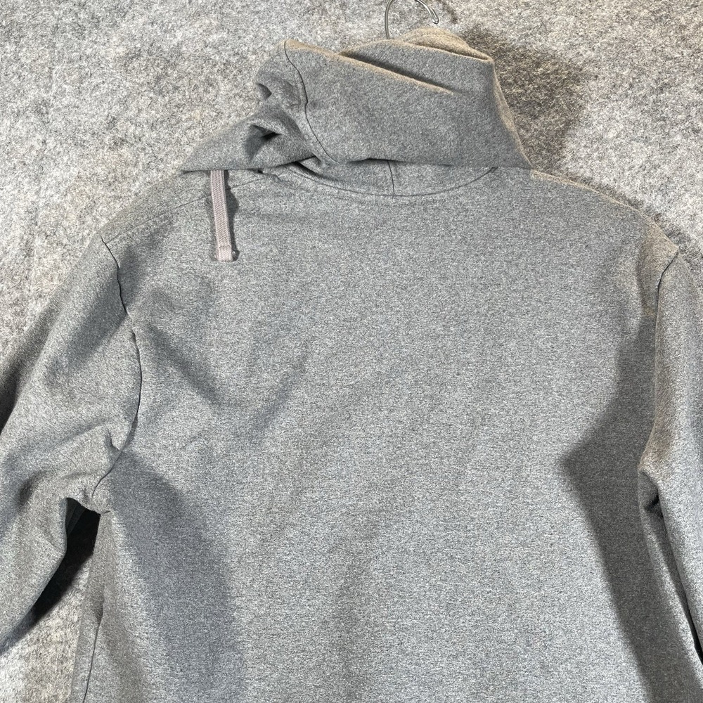 Patagonia Uprisal Hoodie Men Medium Gray P-6 Horizons Logo Pullover Sweatshirt - Picture 9 of 12